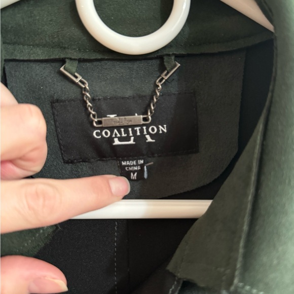 Coalition Vegan Leather coat - Picture 2 of 3